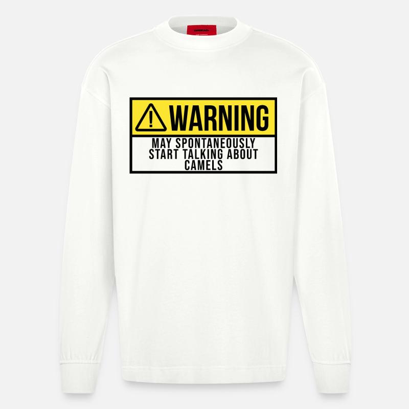 Kamel - Heavyweight Oversized Organic Langarmshirt Made in EU - OFF WHITE