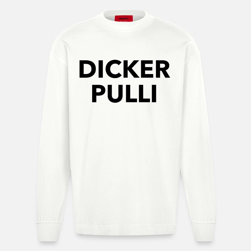 Dicker Pulli - Heavyweight Oversized Organic Langarmshirt Made in EU - OFF WHITE