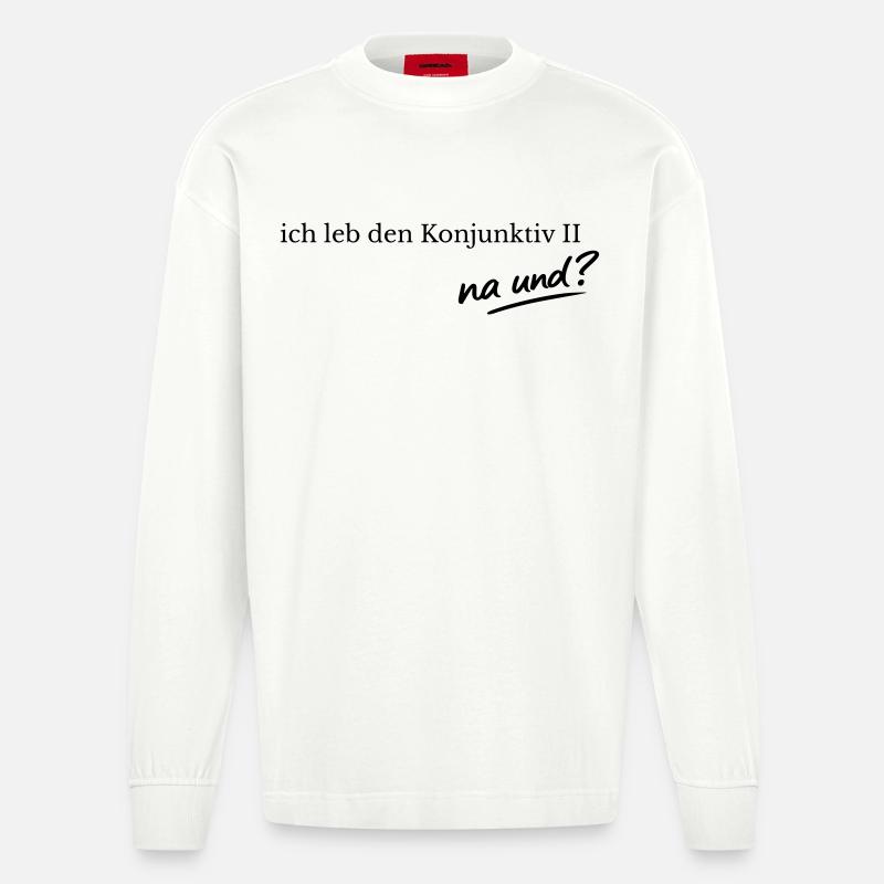 Subjonctive2 - Manches longues bio épais oversize fabriqué en UE - OFF WHITE