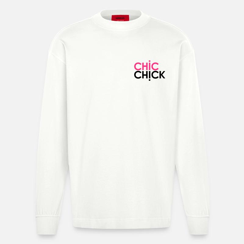 ChicChick - Heavyweight Oversized Organic Langarmshirt Made in EU - OFF WHITE