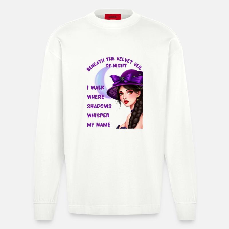 Bebeath das Samttal - Heavyweight Oversized Organic Langarmshirt Made in EU - OFF WHITE
