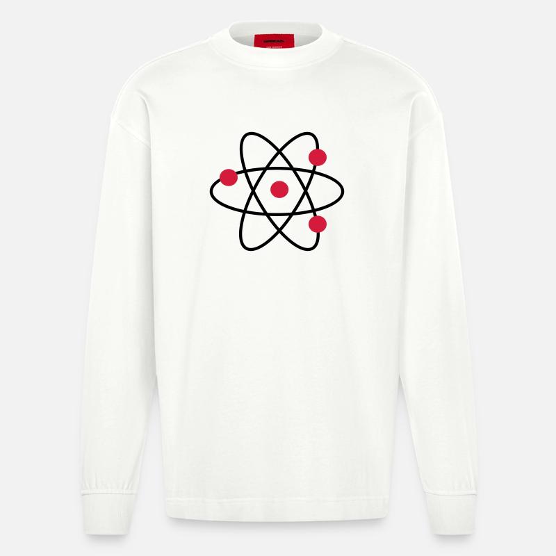 Atom - Heavyweight Oversized Organic Langarmshirt Made in EU - OFF WHITE