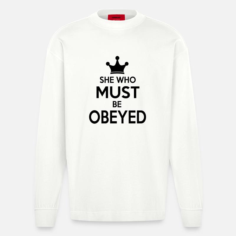 Mutter - Heavyweight Oversized Organic Langarmshirt Made in EU - OFF WHITE