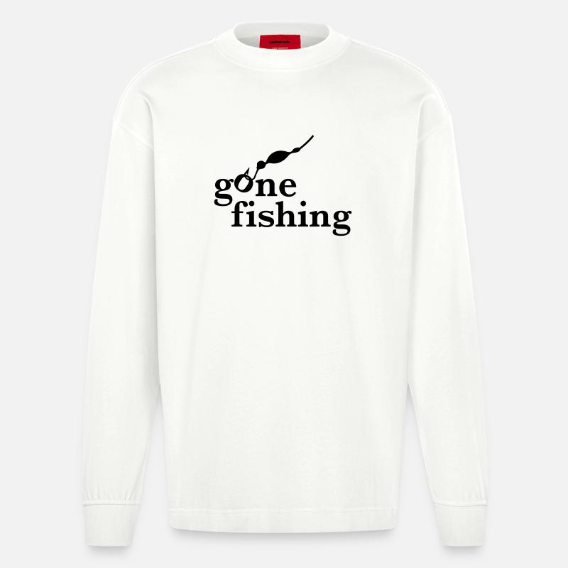Pêche - Manches longues bio épais oversize fabriqué en UE - OFF WHITE