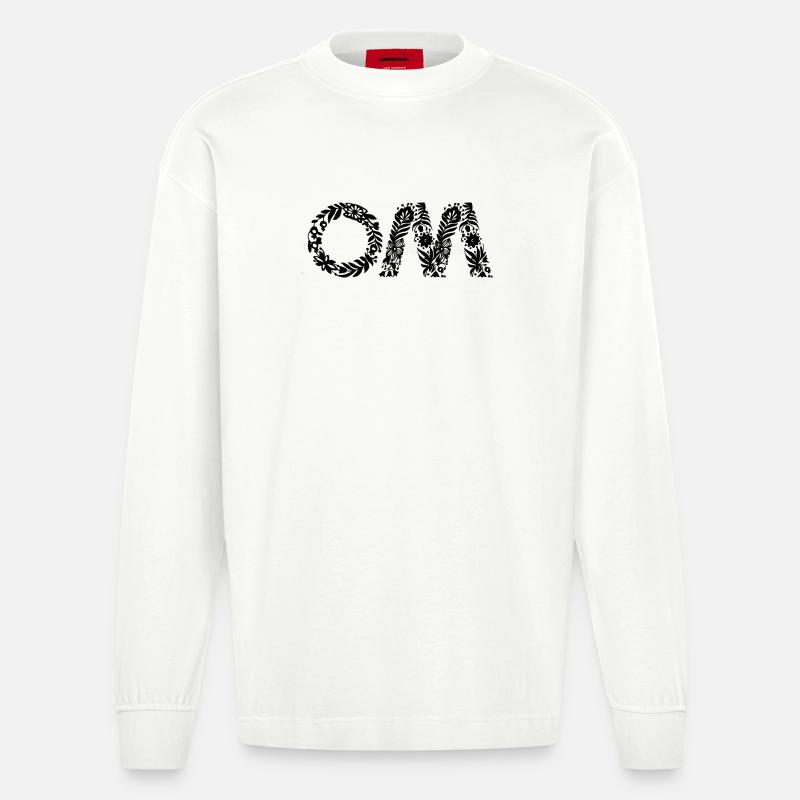 Om - Heavyweight Oversized Organic Longsleeve Shirt Made in EU - OFF WHITE
