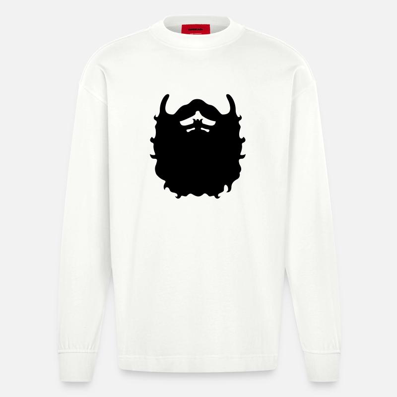 Bart - Heavyweight Oversized Organic Langarmshirt Made in EU - OFF WHITE