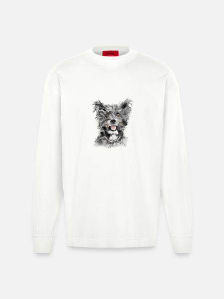 Pumi - Heavyweight Oversized Organic Longsleeve Shirt Made in EU - OFF WHITE