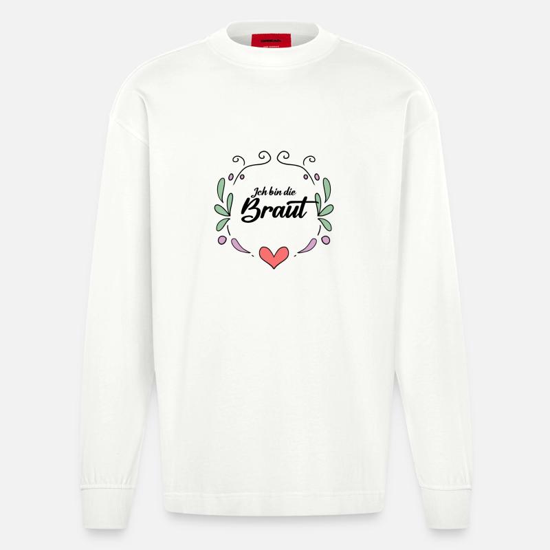 Braut - Heavyweight Oversized Organic Langarmshirt Made in EU - OFF WHITE