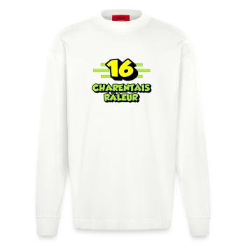Charentais râleur - Manches longues bio épais oversize fabriqué en UE - OFF WHITE - Devant