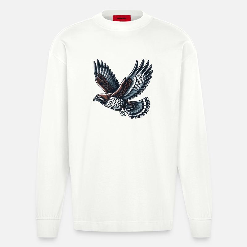 Buse - Manches longues bio épais oversize fabriqué en UE - OFF WHITE