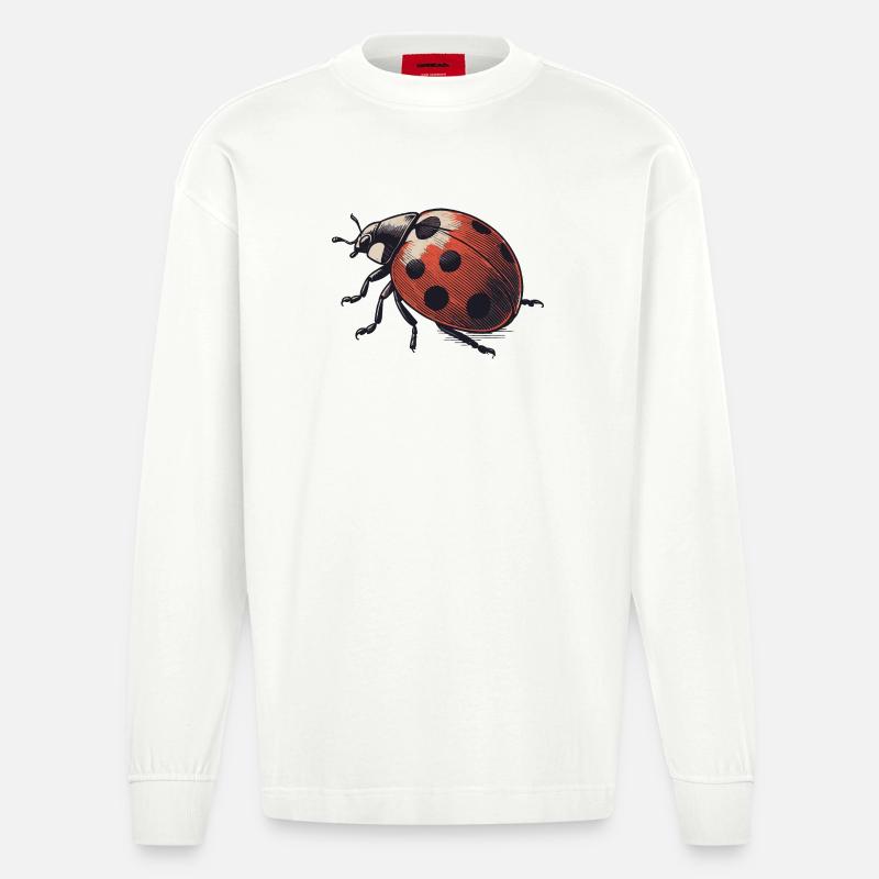Mutschekiepchen - Heavyweight Oversized Organic Langarmshirt Made in EU - OFF WHITE