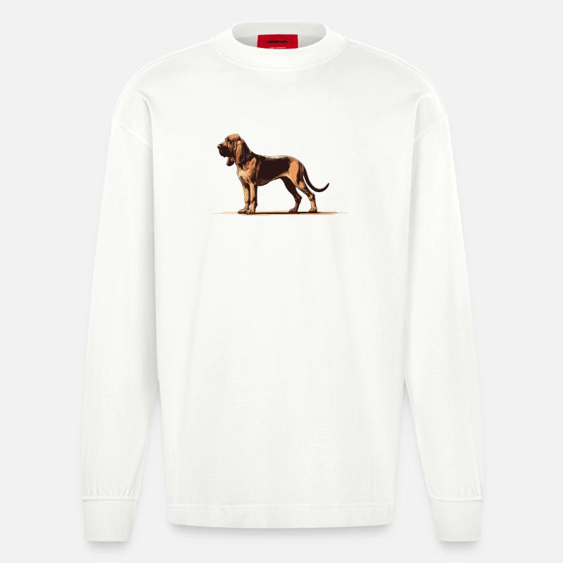 Limier - Manches longues bio épais oversize fabriqué en UE - OFF WHITE