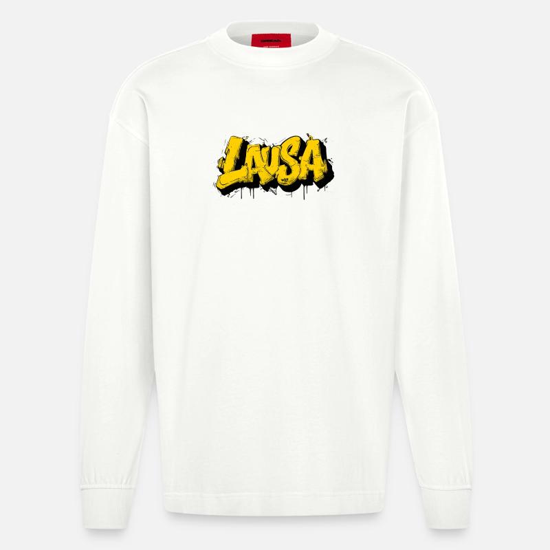Lausa - Heavyweight Oversized Organic Langarmshirt Made in EU - OFF WHITE
