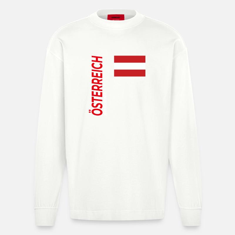 Bregenz - Heavyweight Oversized Organic Langarmshirt Made in EU - OFF WHITE