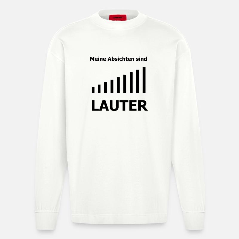 Lauter - Heavyweight Oversized Organic Langarmshirt Made in EU - OFF WHITE