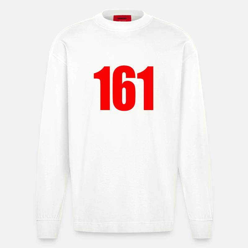 161 – Déclaration du Code Antifa - Manches longues bio épais oversize fabriqué en UE - OFF WHITE