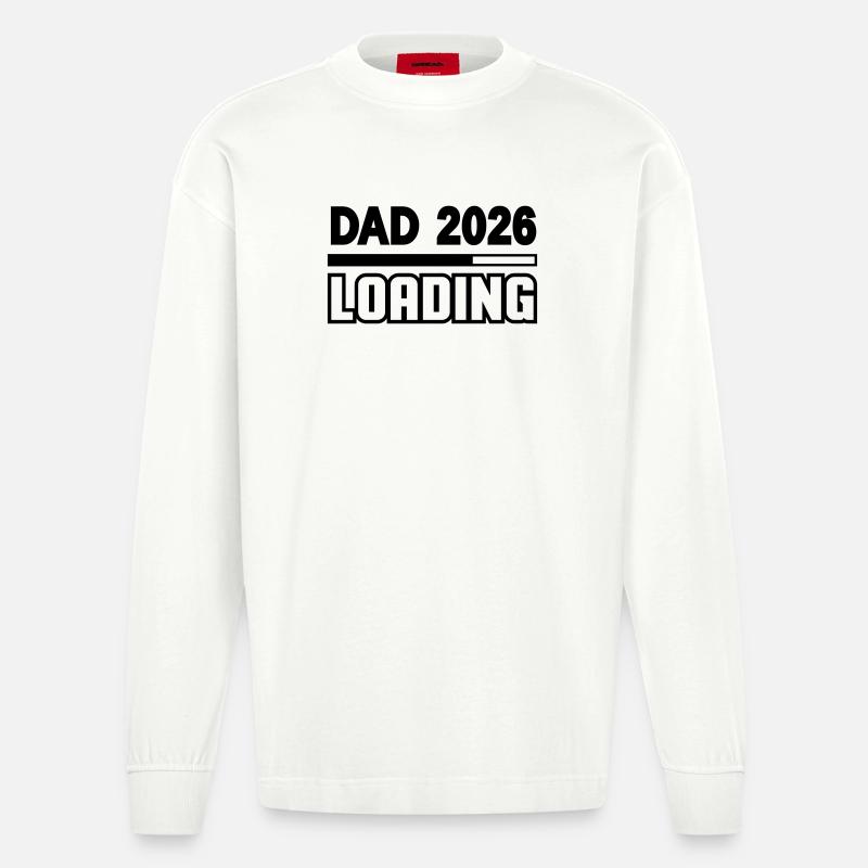 dad_2026_loading - Manches longues bio épais oversize fabriqué en UE - OFF WHITE