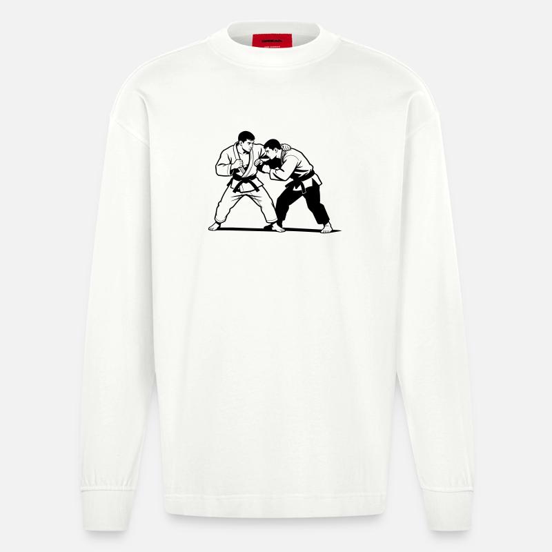 Sambo - Heavyweight Oversized Organic Langarmshirt Made in EU - OFF WHITE