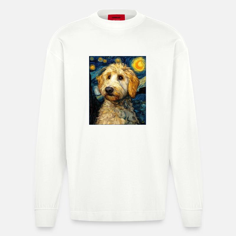 Havanese - Heavyweight Oversized Organic Longsleeve Shirt Made in EU - OFF WHITE