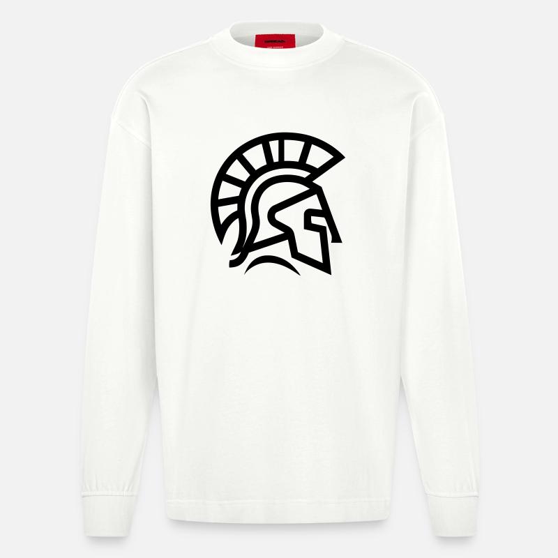 Spartanisch - Heavyweight Oversized Organic Langarmshirt Made in EU - OFF WHITE