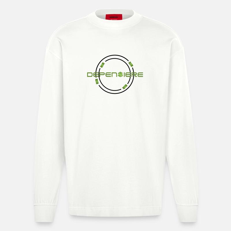 Spender - Heavyweight Oversized Organic Langarmshirt Made in EU - OFF WHITE