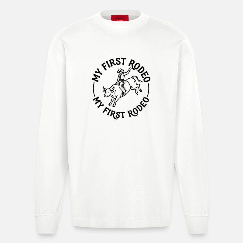 Rodéo - Manches longues bio épais oversize fabriqué en UE - OFF WHITE
