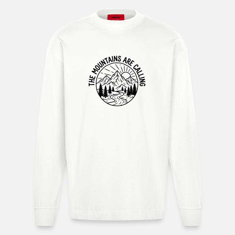 boutique - Manches longues bio épais oversize fabriqué en UE - OFF WHITE