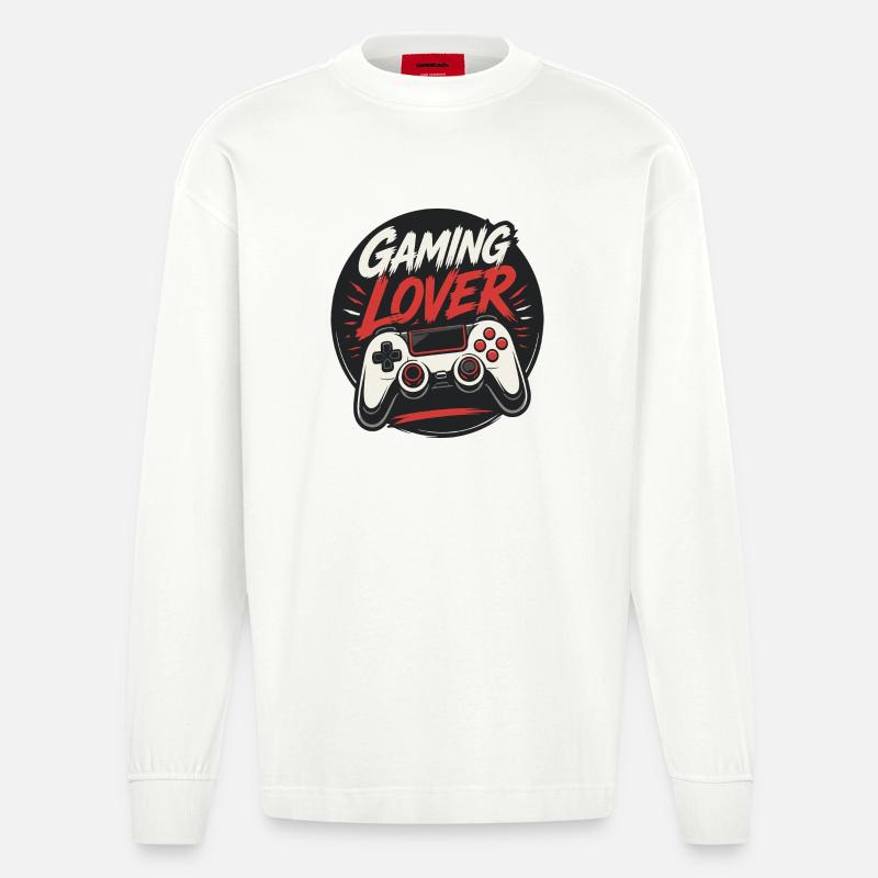 Jeu Manger Sommeil Jeu Répéter - Manches longues bio épais oversize fabriqué en UE - OFF WHITE