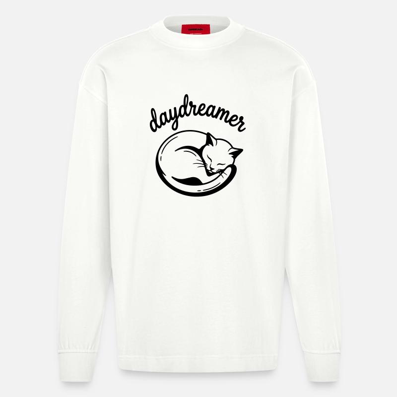 dagdromer - Heavyweight Oversized Organic Longsleeve Shirt Made in EU - OFF WHITE