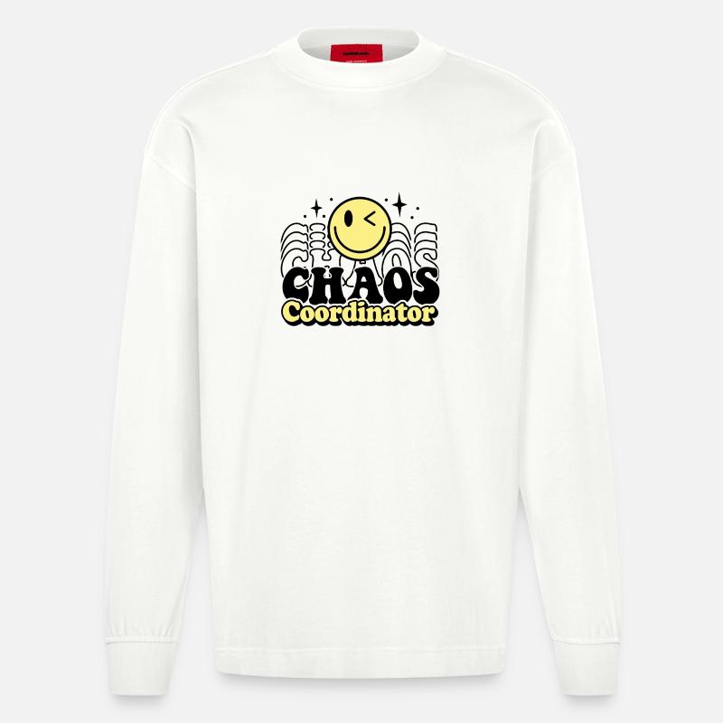 Koordinator - Heavyweight Oversized Organic Langarmshirt Made in EU - OFF WHITE