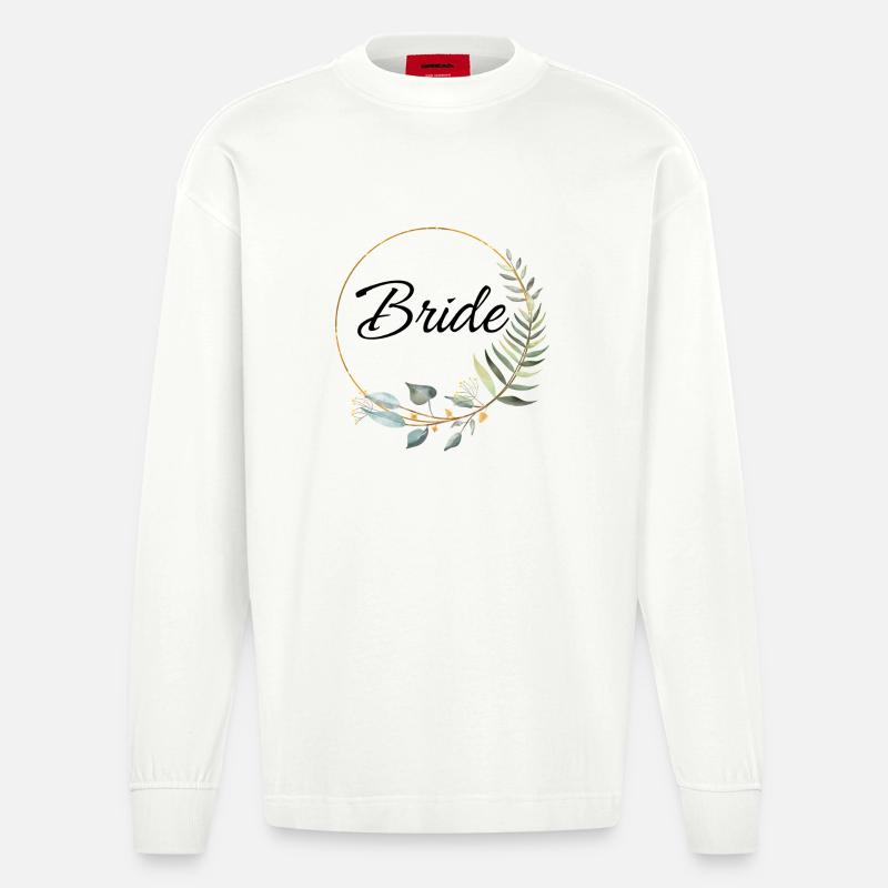 Style mariée de célibataire - Manches longues bio épais oversize fabriqué en UE - OFF WHITE