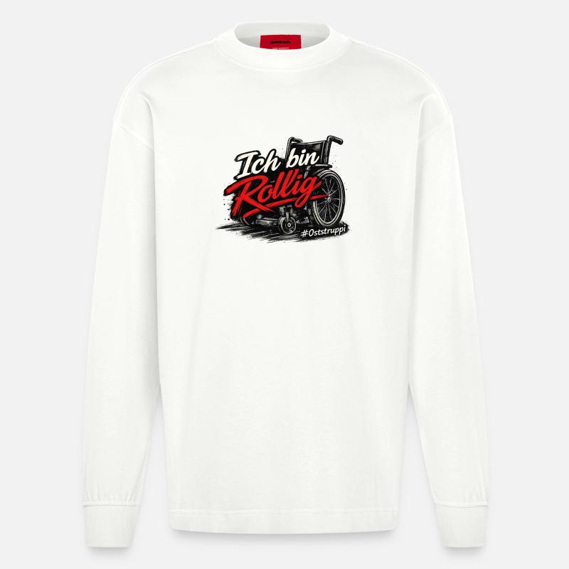 Rollig - Heavyweight Oversized Organic Langarmshirt Made in EU - OFF WHITE