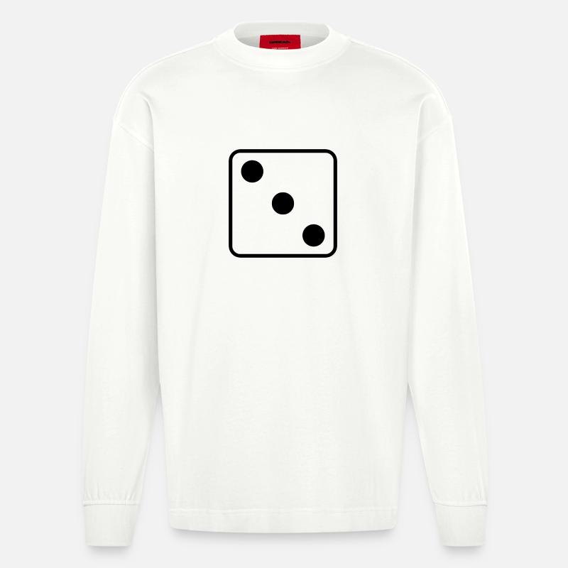 Dit - Manches longues bio épais oversize fabriqué en UE - OFF WHITE