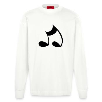 Note - Manches longues bio épais oversize fabriqué en UE - OFF WHITE - Devant