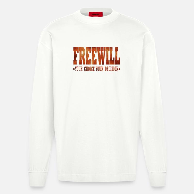 FreeWill - Heavyweight Oversized Organic Longsleeve Shirt Made in EU - OFF WHITE