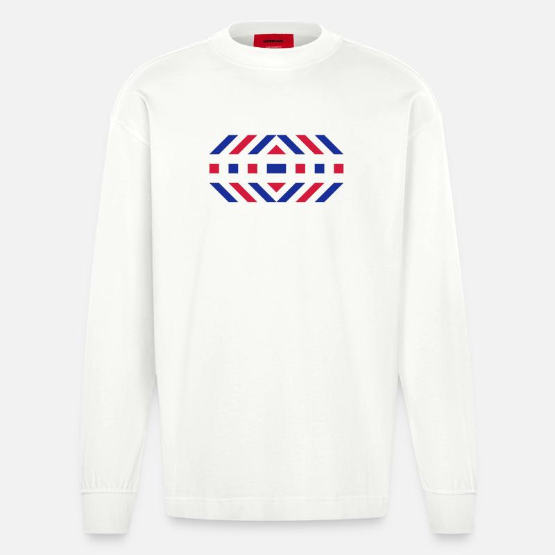 template - Heavyweight Oversized Organic Longsleeve Shirt Made in EU - OFF WHITE