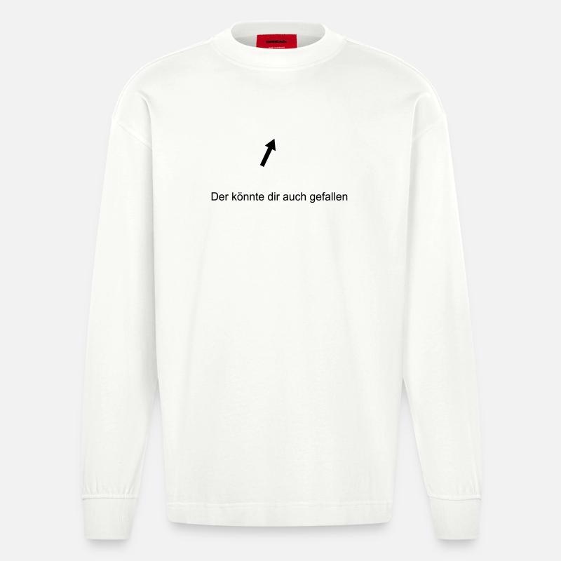 Der koennte dir auch gefallen - Heavyweight Oversized Organic Langarmshirt Made in EU - OFF WHITE