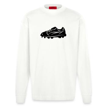 chaussure de football - Manches longues bio épais oversize fabriqué en UE - OFF WHITE - Devant