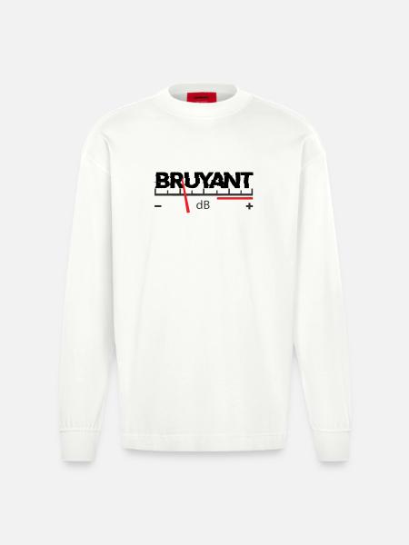 Bruyant - Manches longues bio épais oversize fabriqué en UE - OFF WHITE