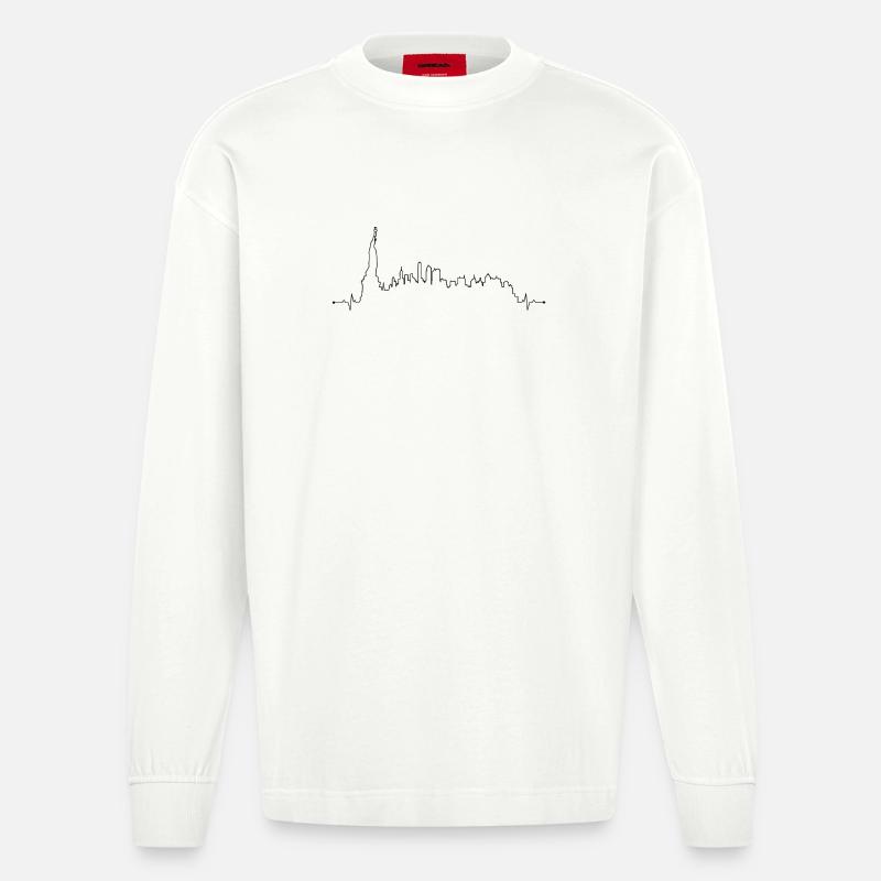 design_missing_request - Manches longues bio épais oversize fabriqué en UE - OFF WHITE