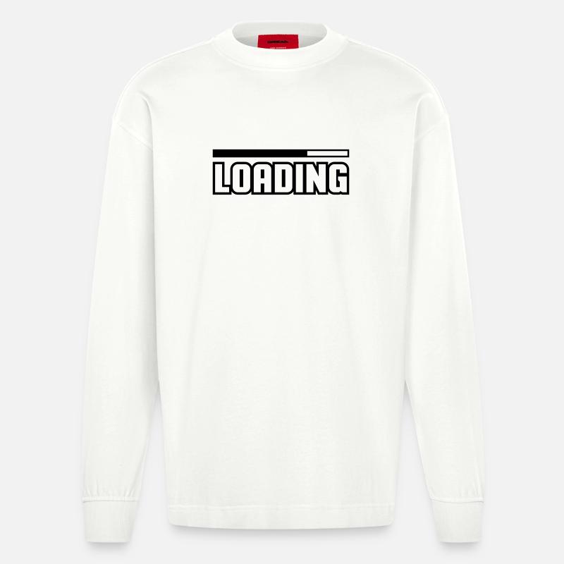 Loading - Heavyweight Oversized Organic Longsleeve Shirt Made in EU - OFF WHITE