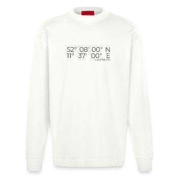 Coordinates Magdeburg - Heavyweight Oversized Organic Longsleeve Shirt Made in EU - OFF WHITE - Front