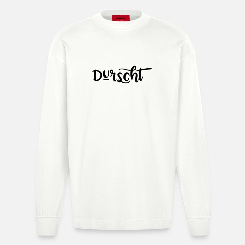 Durst - Heavyweight Oversized Organic Langarmshirt Made in EU - OFF WHITE