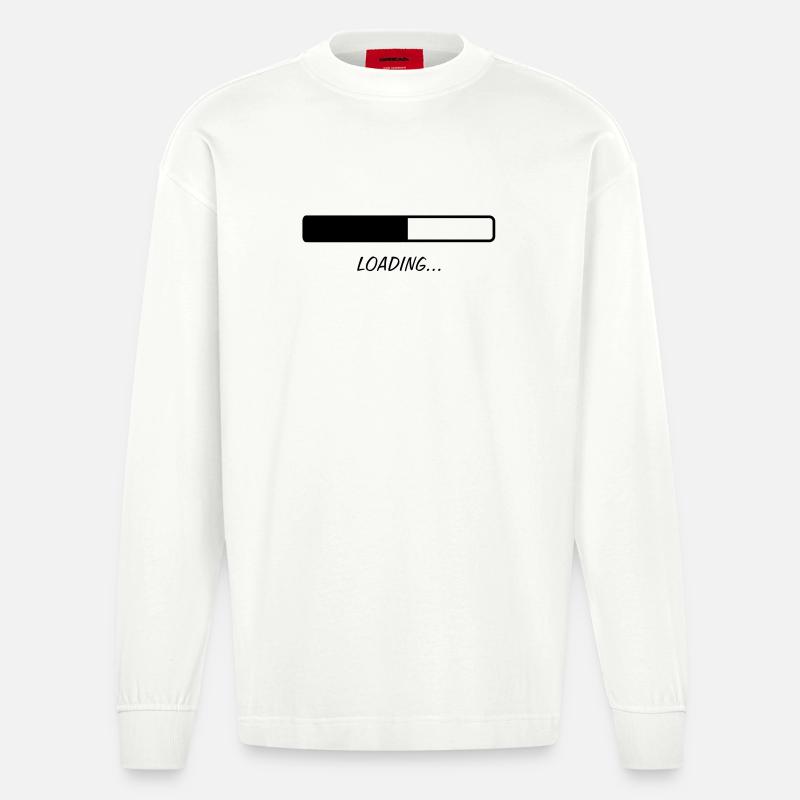 Loading... - Manches longues bio épais oversize fabriqué en UE - OFF WHITE