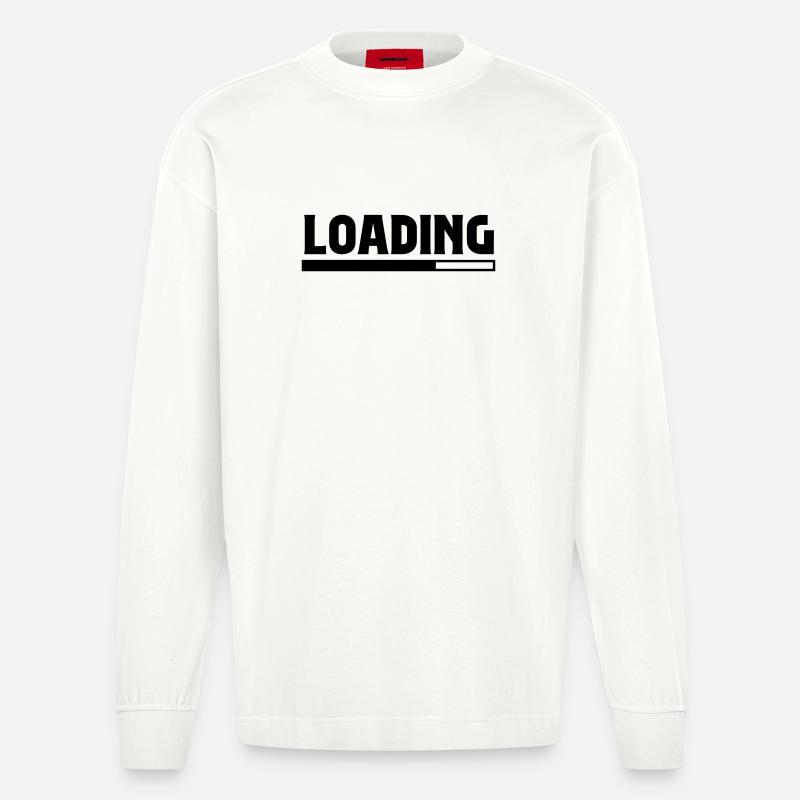 Loading - Heavyweight Oversized Organic Langarmshirt Made in EU - OFF WHITE