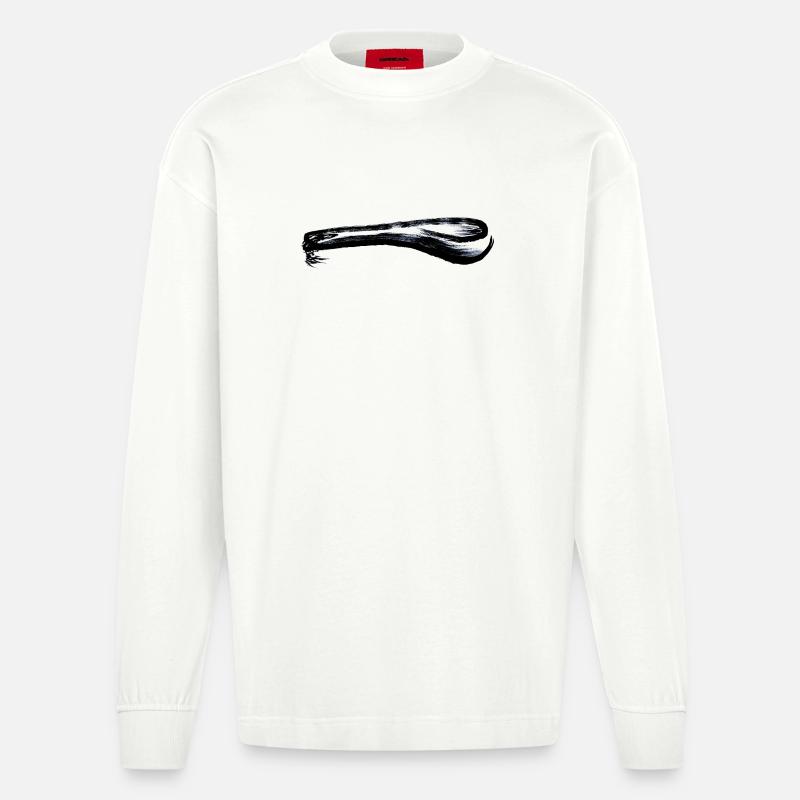 dicker Löffel - Heavyweight Oversized Organic Langarmshirt Made in EU - OFF WHITE