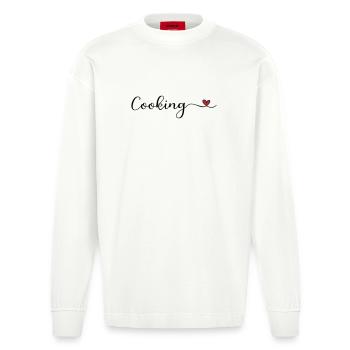 Cook - Heavyweight Oversized Organic Longsleeve Shirt Made in EU - OFF WHITE - Front