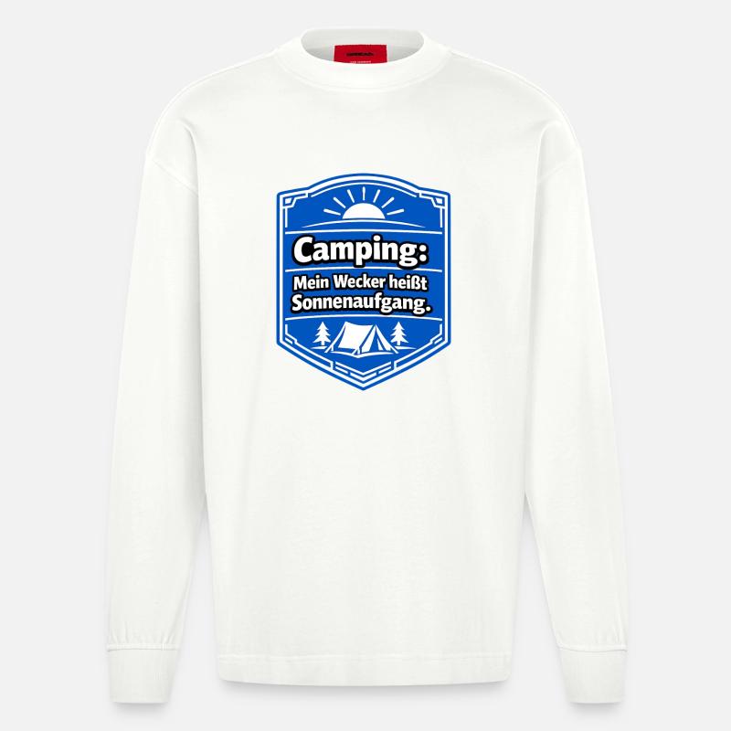 Camper - Heavyweight Oversized Organic Langarmshirt Made in EU - OFF WHITE