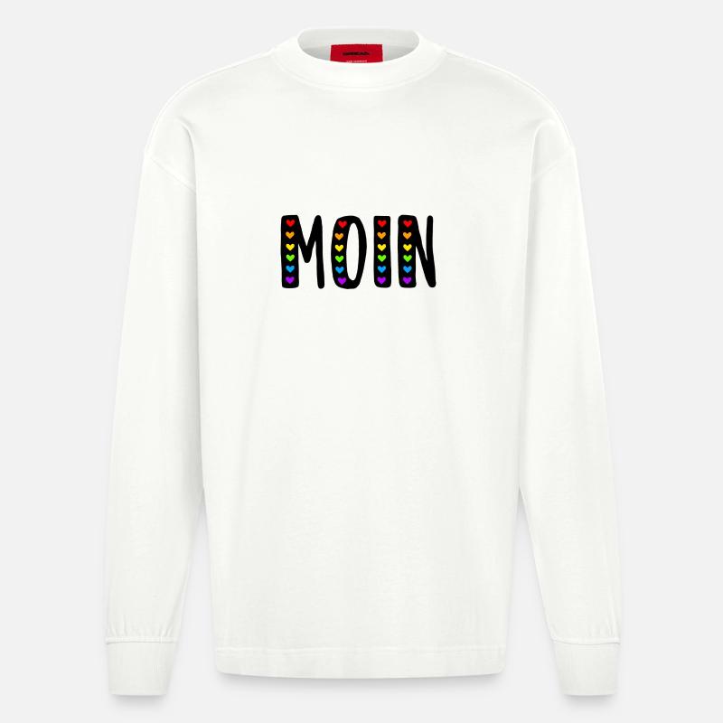 MOIN - Heavyweight Oversized Organic Langarmshirt Made in EU - OFF WHITE