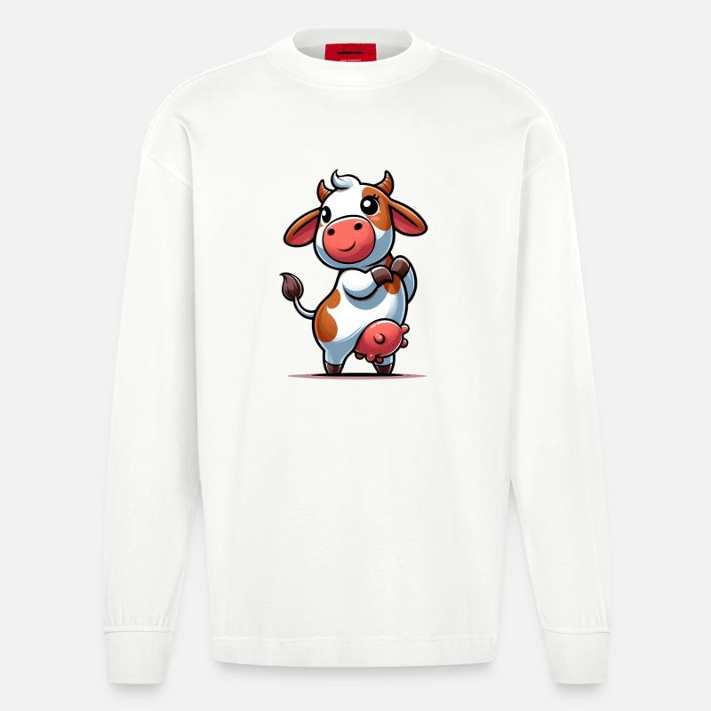 Ko - Heavyweight Oversized Organic Longsleeve Made in EU - OFF WHITE